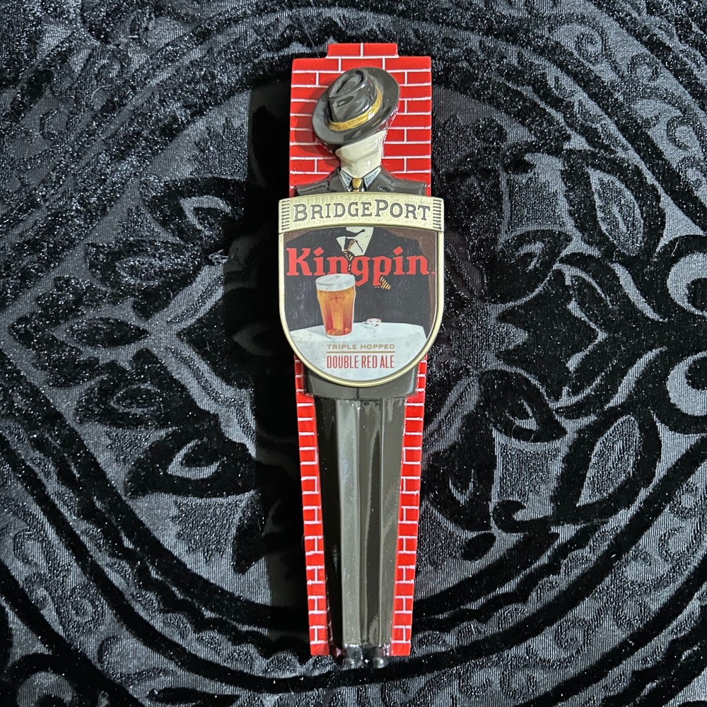 Bridgeport Kingpin Double Red Ale Tap Handle